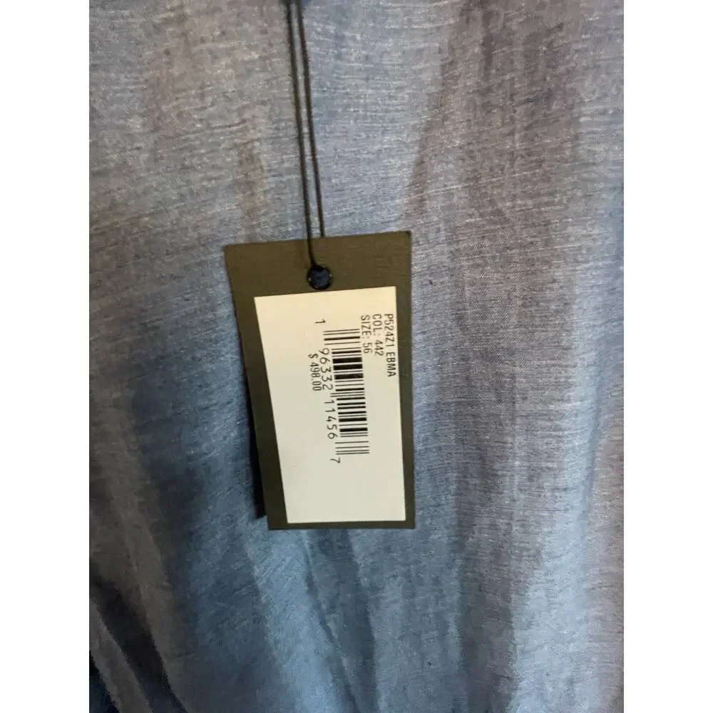 NWT: John Varvatos Blue Hemp Blend Lightweight Pants